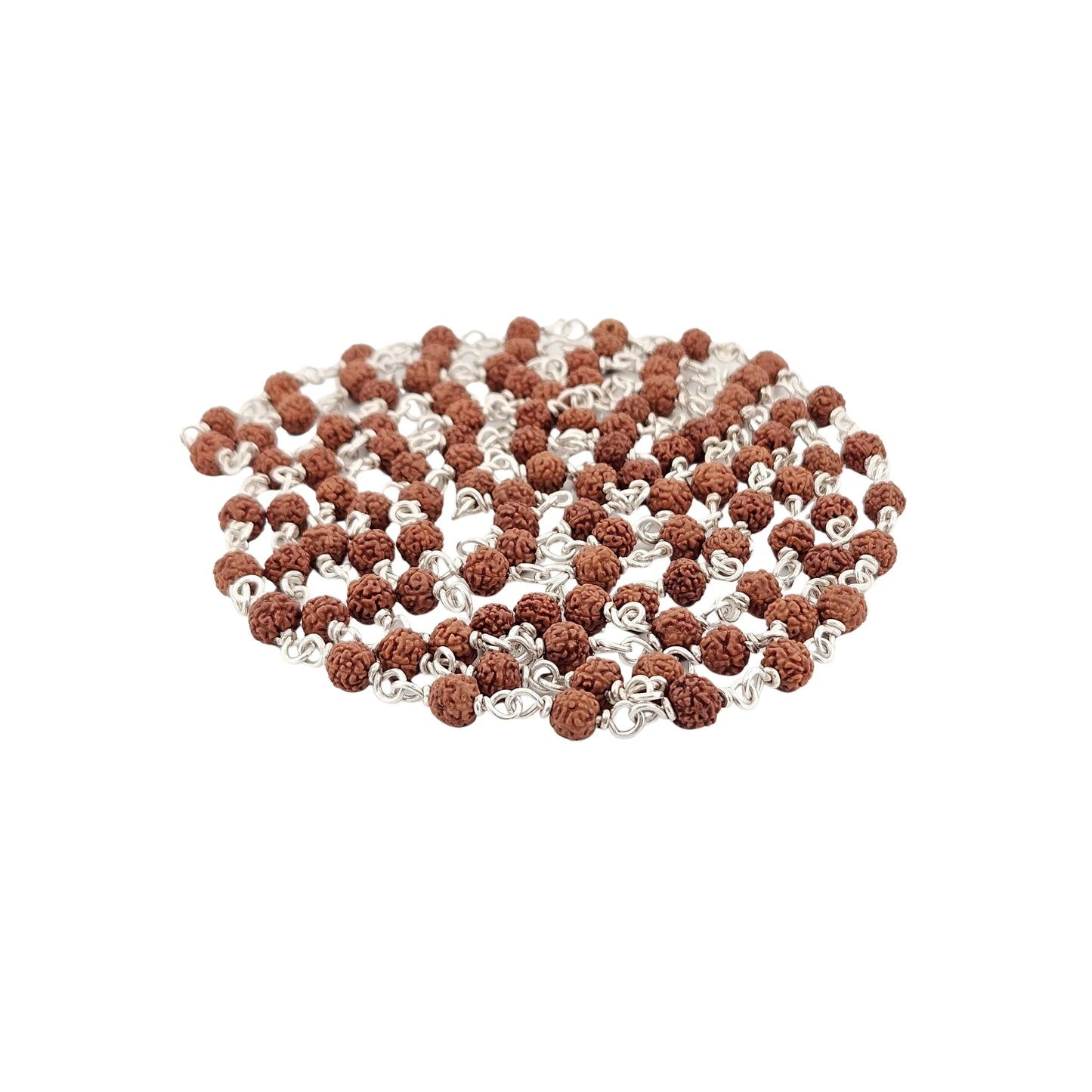 Jaap Mala in Silver (108+1) - MANKA - Beads of Bliss