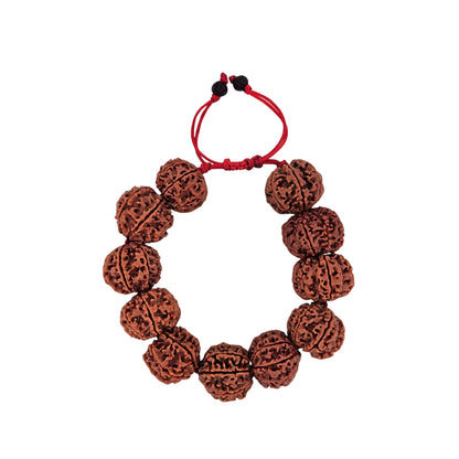 7 Mukhi Rudraksha Bracelet (Nepal Origin) – Wealth, Healing &amp; Inner Strength